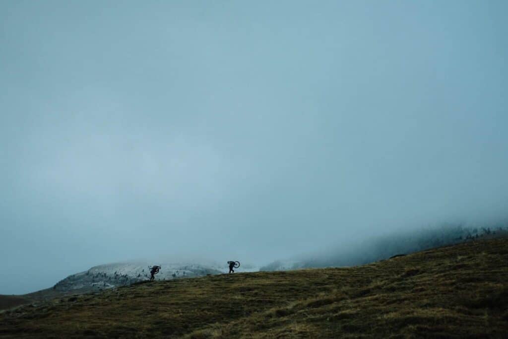 Winter Finally Mountain Bike Video