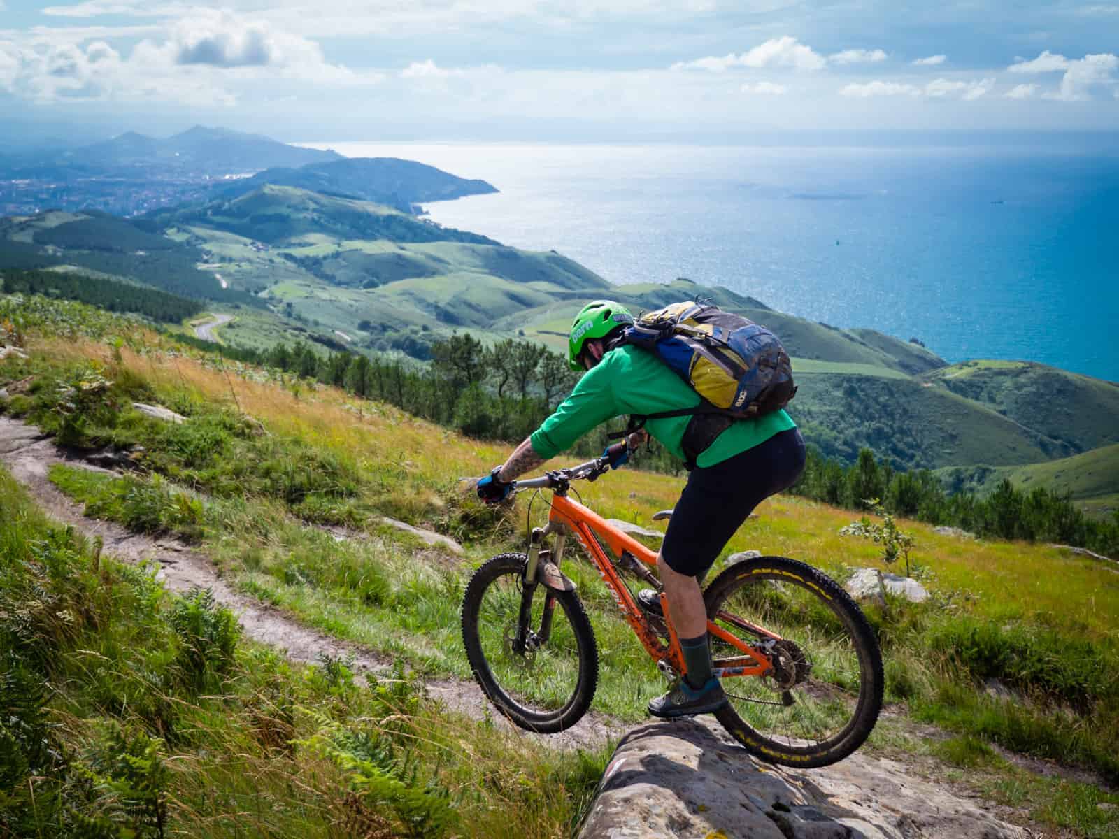 basque coast mountain bike holiday