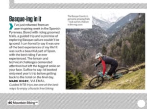 basque mtb mountain bike holiday reviews